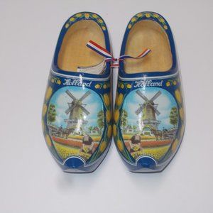 Vintage authentic certified Holland wooden shoes